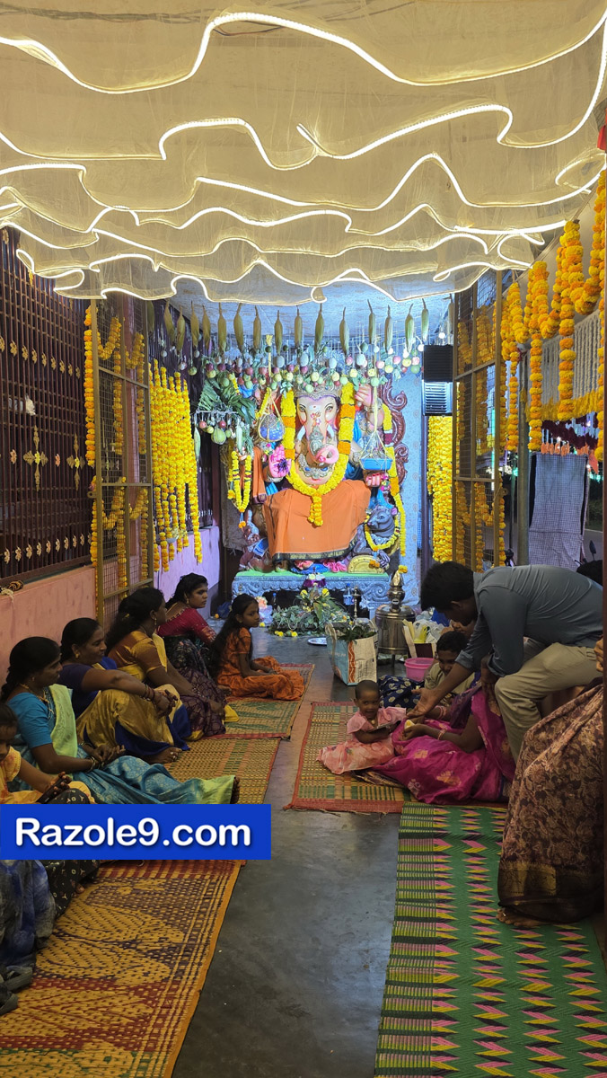 Razole Taluka Ganesh Nimajjanam